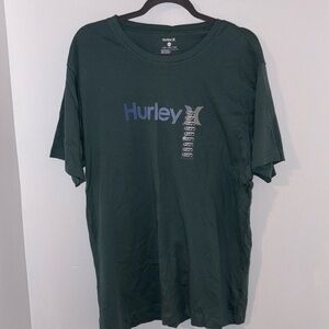 Men’s Hurley XL green T shirt new.